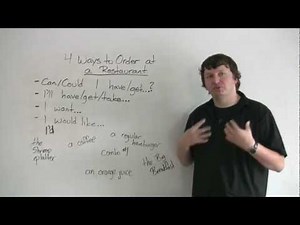 Speaking English – 4 Ways to Order at a Restaurant