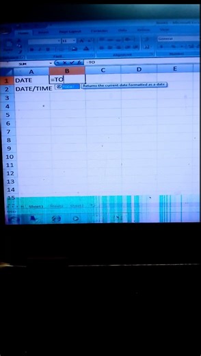 Excel me date aur time kaise nikale