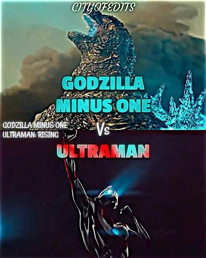 Ultraman vs Godzilla Minus One #godzillaminusone #ultramanrising #vsedit #vsbattle #wisedit #wis