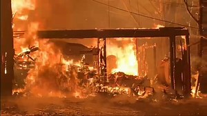 Fast-moving fire engulfs barn in Middletown Township, Pennsylvania