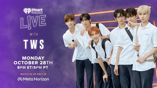 Oh Mymy : 7s!!! I can’t wait for TWS’ iHeartRadio LIVE show happening TONIGHT in VR on Meta Horizon Worlds at 5pm PST. #iHeartTWS Meta Horizon RSVP: https://ihr.fm/iHeartTWS | iHeartRadio