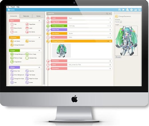 Make your own interactive visual novel with TyranoBuilder