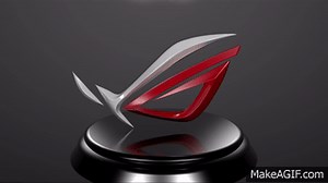 Logo Republic of Gamers on Make a GIF