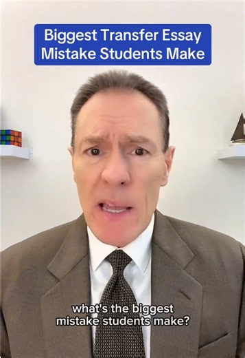 Don’t make your transfer essay a complaint letter. College admissions officers want to see something entirely different. #collegeapplications #commonapp #collegetok #transferstudent #transfer