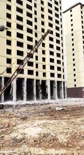 High rise building demolition process