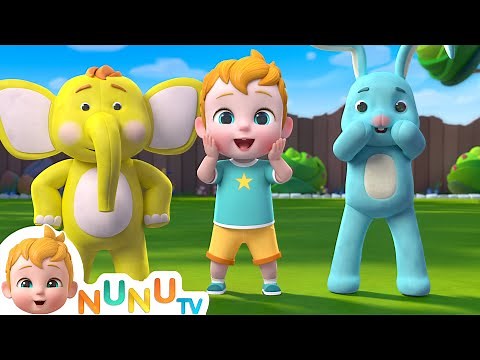 If You're Happy And You Know It With Lyrics | Nursery Rhymes & Kids Songs | NuNu Tv