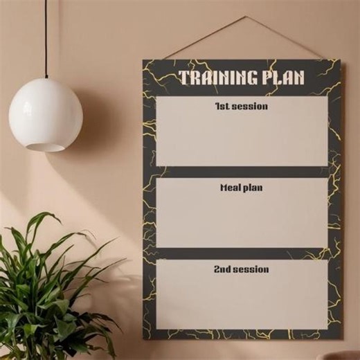 Training Tracker Printable | Productivity Planner A4/A5/US Letter | Instant Download - Etsy