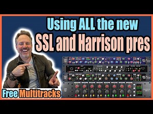 Free Multitracks using ALL the new SSL and Harrison Channel Strips and Preamps // Joe Carrell