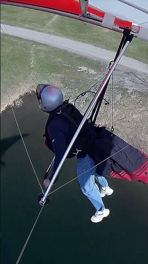 Beginner Hang Glider Pilot Training Flight