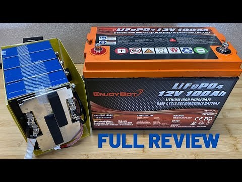 Full review of EnjoyBot 12v 100Ah LFP battery.