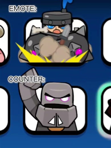 Emote vs Emote counter 🔥☠️(part-13) #clashroyale #shorts