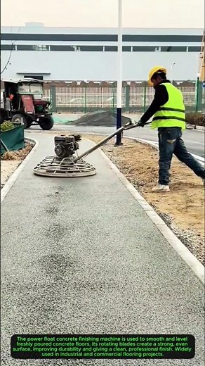 Power Float Concrete Finishing Machine#shortsfeed #amazingmachinery #construction