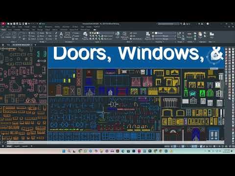AutoCAD Furniture CAD File | Free Download | Bangla Tutorial