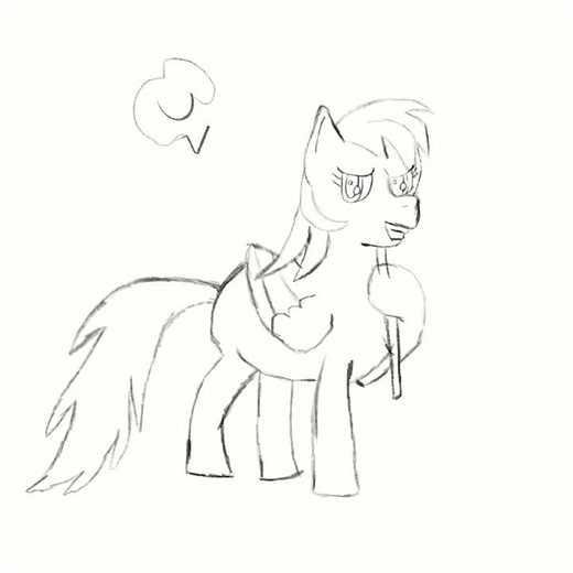 Pride Pony Drawing