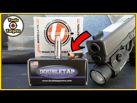 The BATTLE For Second BEST?...10MM DoubleTap vs Underwood Self-Defense AMMO Test!