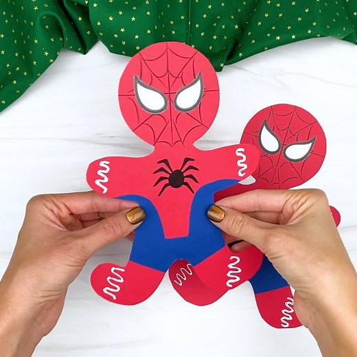 10K views · 198 reactions | Hide the gingerbread man when you disguise him as Spiderman! Get the template on the blog. | Simple Everyday Mom | Facebook
