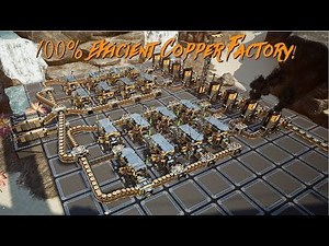 Satisfactory - New Copper Factory 100% Efficiency