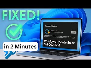 How To Fix Windows Update Error Code 0x800705b4 On Windows 11 ( 2025 ) - Step by Step