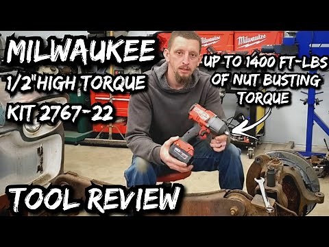 Milwaukee 2767-22 M18 1/2" High Torque Impact Wrench - Overview On The Tool - Real Life Use