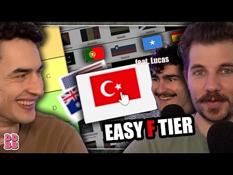 Ranking EVERY COUNTRY (Tier List) feat. Lucas | Boy Boy Clips