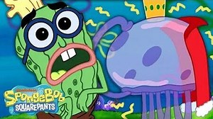 King Jellyfish ATTACKS! ⚡️ "I'm Your Biggest Fanatic" ft. Kevin C. Cucumber - SpongeBob