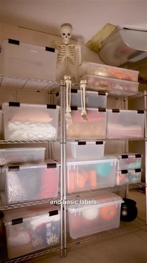 The Container Store on Instagram: "When the leaves start to change, it’s time to rearrange! 🎃🍂💙 Get ready for the fall season with these holiday décor storage must-haves from #TheContainerStore! See below @midwesthusbands picks. 🍂 Weathertight Totes 🍂 P-Touch Cube Plus Label Maker 🍂 InterMetro 3-Shelf Solution #garageorganization #organizedhome #halloweendecor #halloweendecorations #falldecorations #autumndecor #fallseason #falltime #storagesolutions"