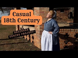 I Made an 18th Century Short Gown or Bed Gown! Easy, Beginner Historical Sewing Project