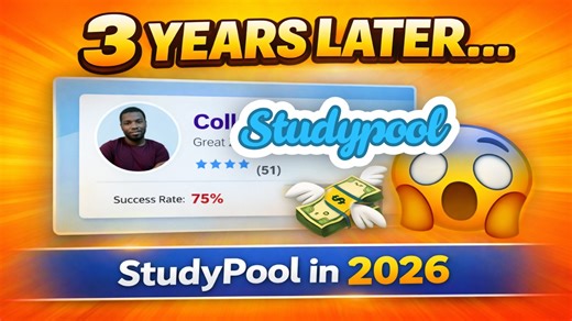 In this video, I check in on my Studypool account after 3 years to see if the platform still works and whether it’s worth your time in 2026. I didn’t actively work on Studypool, but I explored the question marketplace, bidding system, badges, and earnings dashboard to give you an honest review of how the platform looks today. You’ll see real questions, bids, and my actual account balance to help you decide if Studypool is legit or just a waste of time. Studypool is a tutoring and academic market