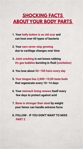Shocking Facts About Your Body Parts 😳 (You Didn’t Know This)