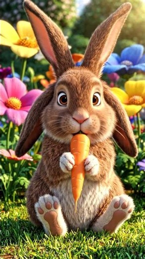🥕 Wiggle Wiggle Goes My Nose! | Fun Carrot Nursery Rhyme for Kids 🎵 #Shorts