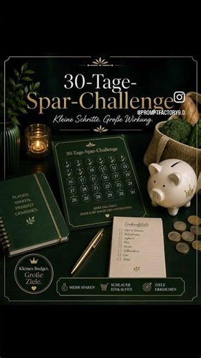 Geld sparen im Alltag leicht gemacht 💸 | Haushaltsbuch, Sparplan & 30-Tage-Challenge