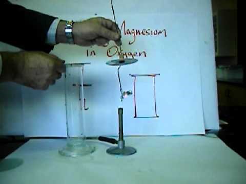 Y10 Oxides - Burning Magnesium in Oxygen.