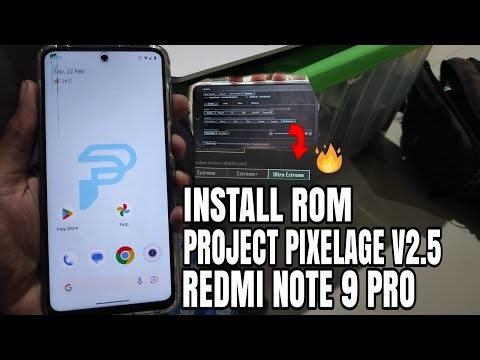Install Custom Rom Project Pixelage V2.5 || Redmi Note 9 Pro