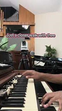 Just a closer walk with thee #jesus #gospel #gospelmusic #hammondorgan #praiseandworship #christian
