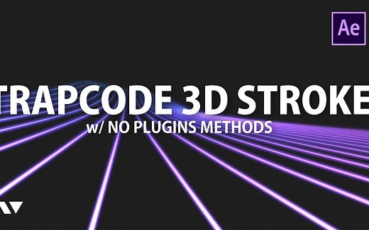 After Effects Tutorial - Trapcode 3D Stroke + Stroke by ACE
