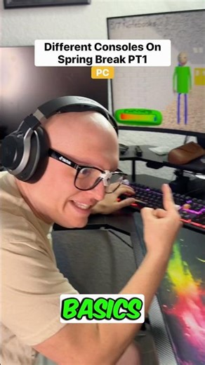 Consoles On Spring Break PT1 #funny #comedy #relatable #humor #skit