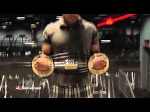 Burn Machine Universal Barbell with 360 Degree Rotating Grip for Arm Curls