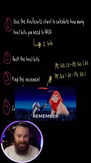 NetworkChuck on Instagram: "Find the Increment to unlock the power of (Subnetting ep6 pt3) ———> https://youtu.be/mJ_5qeqGOaI #subnetting #it"