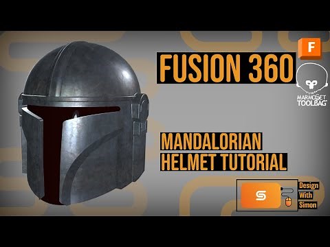 Fusion 360 Tutorial: Mandalorian Helmet