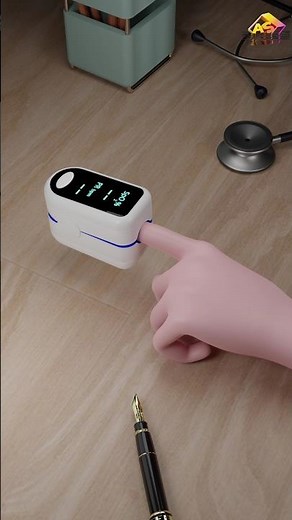 How Pulse Oximeter Works? Check Body Oxygen Level || 3D Animation by Armature Studios