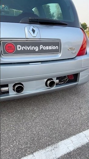 Just listen to the sound of this Renault Clio V6 mid-engine. #renault #clio #v6 #midengine #sound