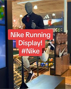 Nike Mannequin Running Display for Active Lifestyle