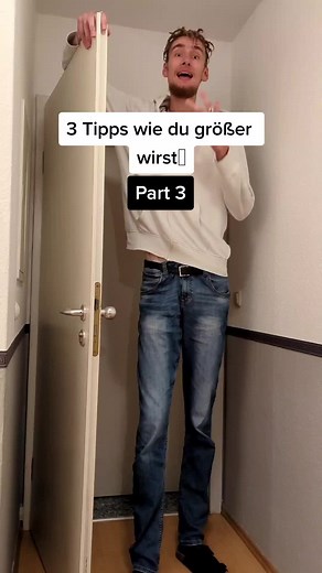 3 Tipps wie du größer wirst 😨😁 #riese #giant #tall #big #wachsen #tutorial
