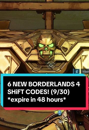 6 Nuevos Códigos de Llave Dorada para Borderlands 4