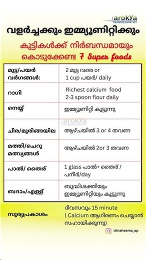 Must have food for kids| healthy baby | immunity health | kids growth