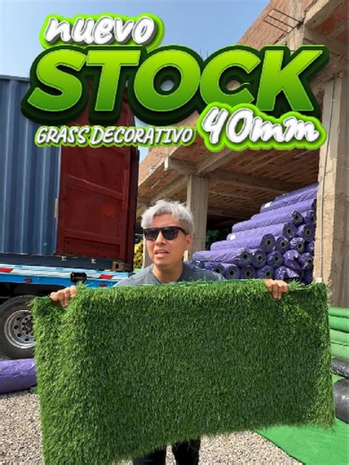 🚛 Stock que llega, precio que se mantiene Seguimos recibiendo contenedores de grass decorativo, garantizando disponibilidad constante y precios competitivos. 🌿 Grass decorativo desde S/ 5.70 por m² (por compra del rollo completo) 📲 Escríbenos y asegura tu stock. #GrassDecorativo #MegaGrass #StockReal #DecoraTuHogar #MásVerdeMásVida #precios #grass #lima #perú