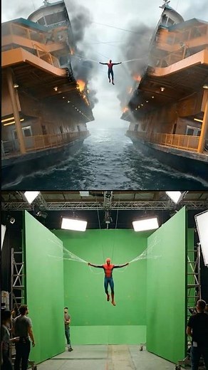 Spider-man: Behind The Scenes #bts #backstage #film #spiderman #filmmaking