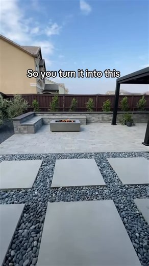 Sam Harris | When you buy a new home but your backyard looks like this, you have to do something cool! #newhomebuyer #backyardideas #homerenovations | Instagram