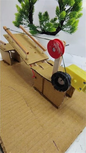 lifting bridge • DC motor #dcmotor #tech #shortsfeed #youtubeshorts