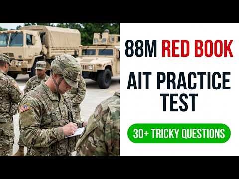 2026 88M Red Book AIT Practice Test Master the Motor Transport Operator Final Exam